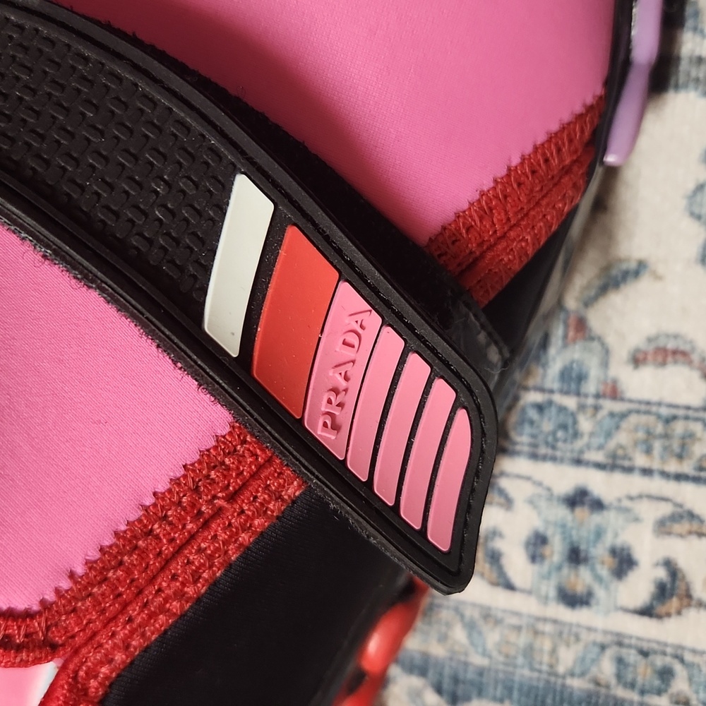 Prada Women's Bold Pink Sneakers - Picture 11 of 17